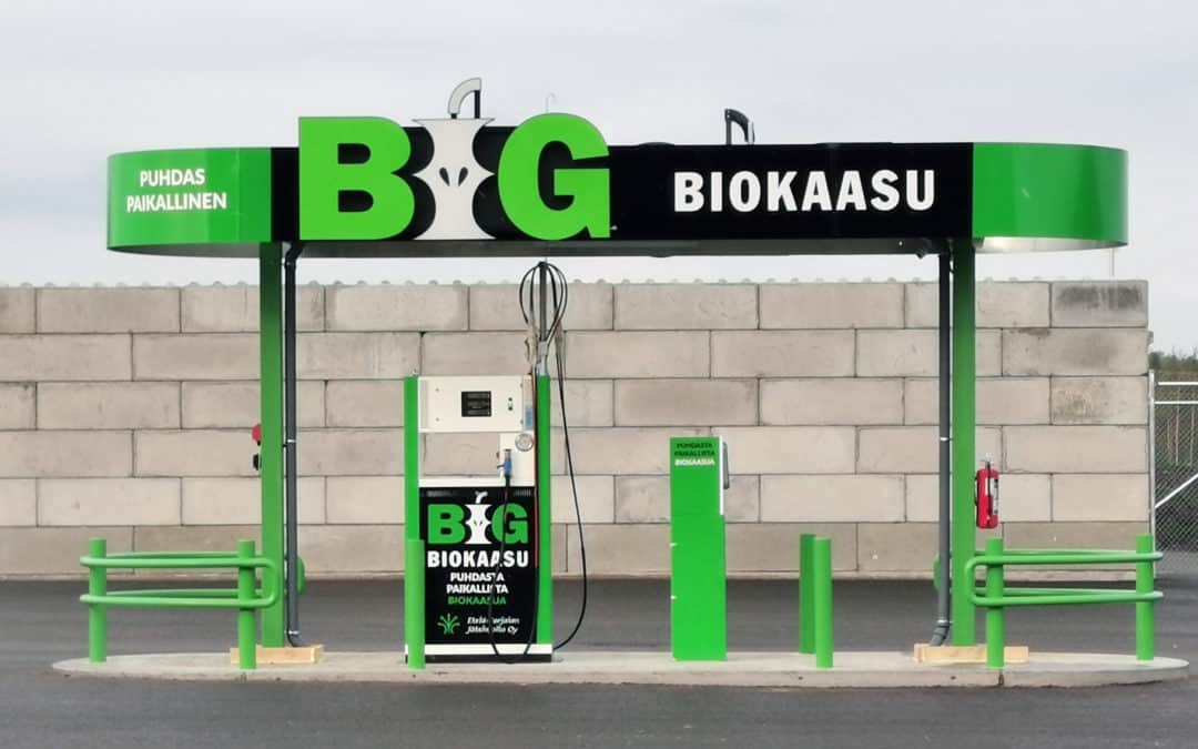 Kukkuroinmäen biokaasun tankkausasema avattu
