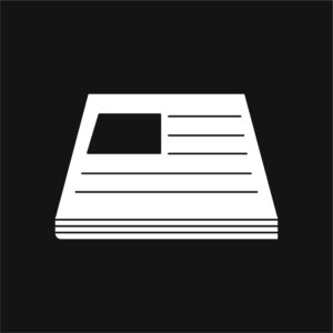 Paperi ikoni, sanomalehti