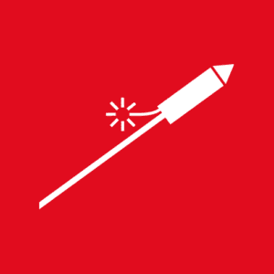 Ilotulite ikoni, ilotulitusraketti