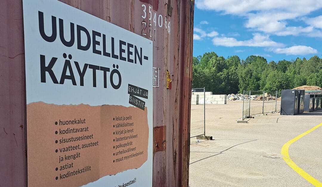 Goodwillin käyttökelpoisten tavaran vastaanottokontti, lajitteluohjeet