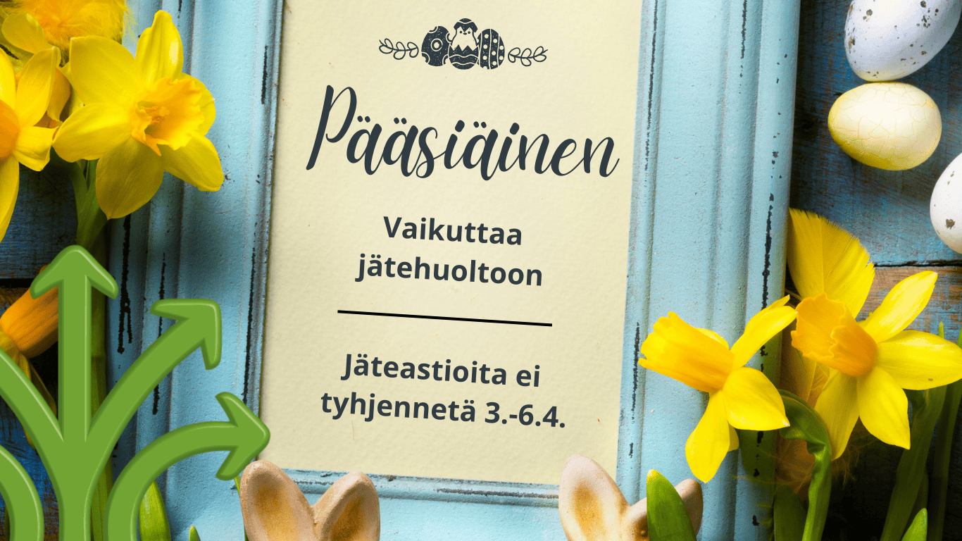 Pääsiäisen vaikutukset jätehuoltoon